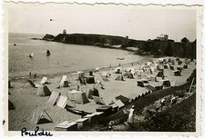 PHOTO ANCIENNE - BRETAGNE PLAGE POULDU MER - SEA BEACH BATH - Vintage Snapshot