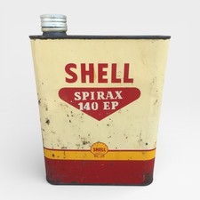 Bidon huile ancien shell - d’huile,