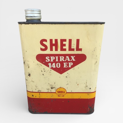 Bidon huile ancien shell - bidon,