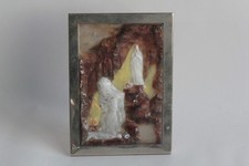 G. ARGY ROUSSEAU Plaque pâte de verre Vierge (60884)