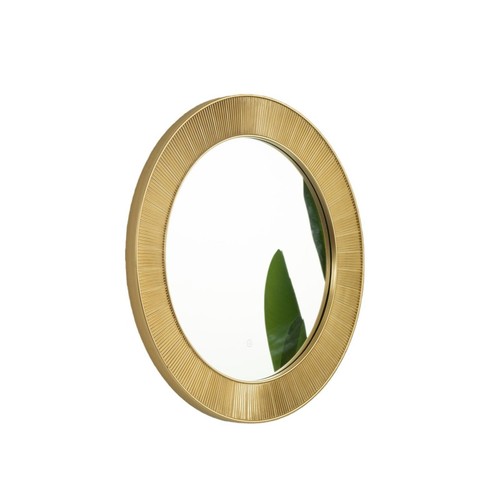 Decorative gold wall mirror - gold,
