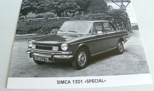 Photo presse simca 1301 - photo,