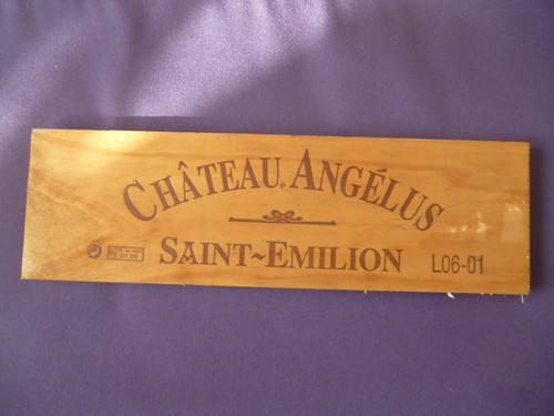 Chateau angelus estampe bois - chateau, /