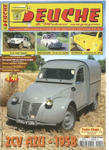 Deuche mehari magazine n 41 - mehari,