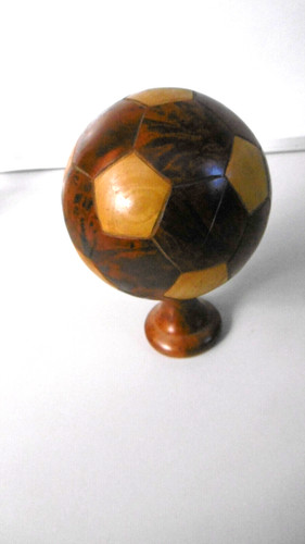 Ballon foot boule bois - foot,