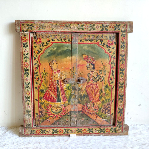 Vintage main peint - peint, radha