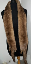 Ancien col cravate écharpe en vison