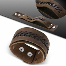 Bracelet en cuir marron