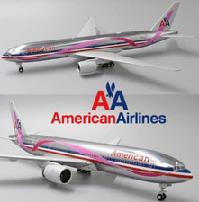 JC Wings 1/200 XX2192 Boeing 777-200ER American Airlines "Pink Ribbon", Polished