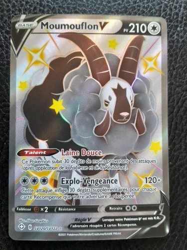 Carte pokemon moumouflon - carte,
