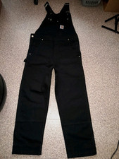 Salopette Carhartt Noir Neuf Taille Homme 34W / 32L 44 Fr