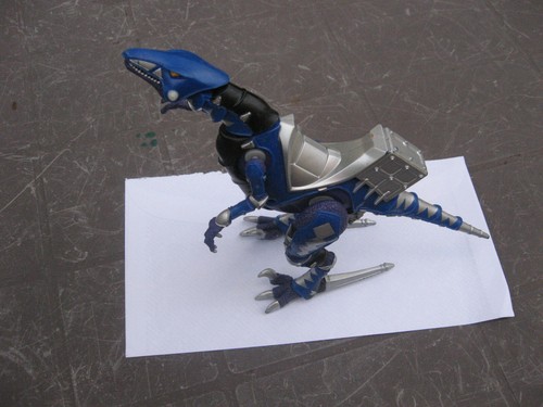 Dinosaure bleu articule - bleu,