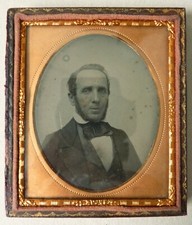 Daguerréotype ambrotype portrait  19e siècle photographie ancienne