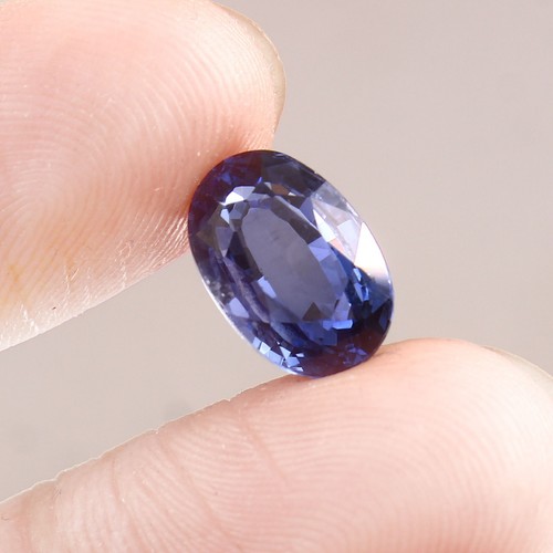 Saphir bleu ceylan naturel - saphir,