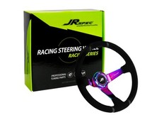 Volant sport JRspec 350 mm diamètre Rallye Racing Drift 80 mm offset