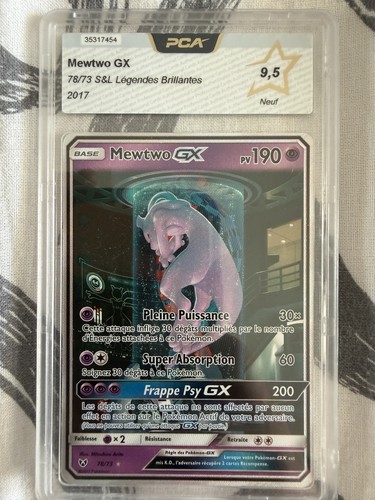 Carte pokémon mewtwo - pokémon, gx