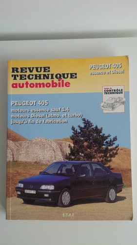 Rta peugeot 405 essence - rta, &