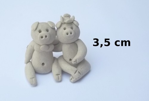 Cochons amoureux miniature - cochons,