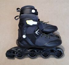 Roller Fitness FIT100 Pointure 41 Noir et Vert Rollers Paire Patins Roulettes
