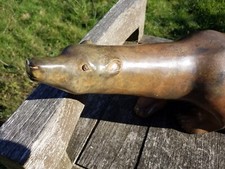 OURS POLAIRE BRONZE ANIMALIER PIERRE CHENET 50CMS  CÉLÉBRATION ET RESPECT NATURE