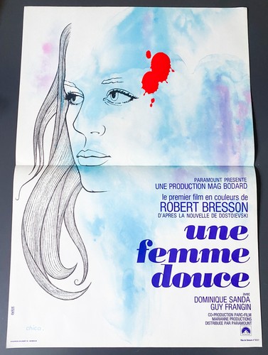 Une femme douce - une, affiche