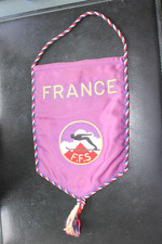 Fanion FFS France Fédération Française de Ski années 70