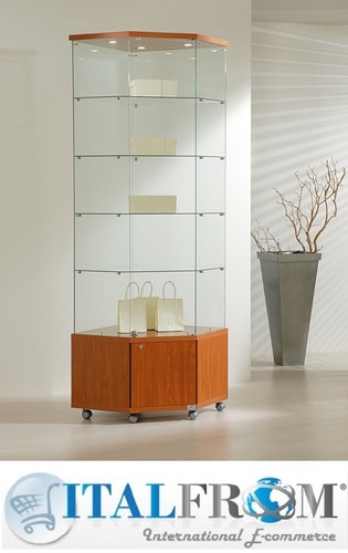 Angle affichage vitrine avec - affichage,