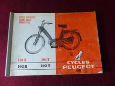 catalogue pièces cyclo PEUGEOT 101 S & T / 102 R & T de 1971