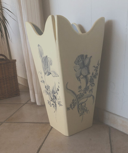 Porte parapluie bois - , peint