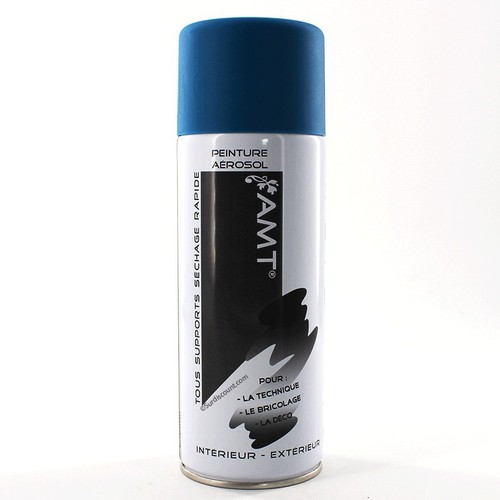 Bombe peinture bleu canard - de,