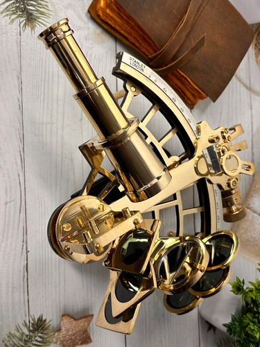 Sextant laiton vintage style