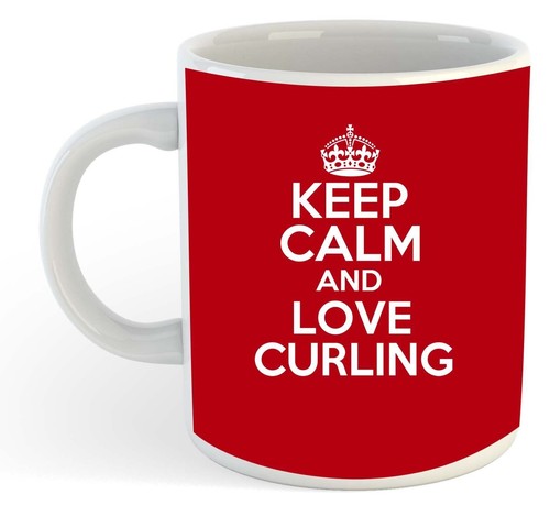 Keep calm and amour curling - calm,