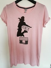 T Shirt rose,manches courtes