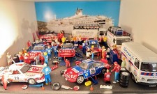 DIORAMA ASSISTANCE PORSCHE 911 SC Rallye Tour de Corse WRC 1/43