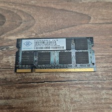 Barrette Mémoire 1Go RAM DDR2 Nanya NT1GT64U8HB0BN-3C SO-DIMM PC2-5300S