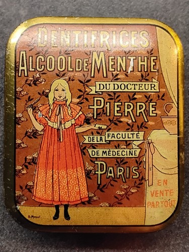 Boîte tôle dentifrice - boîte,