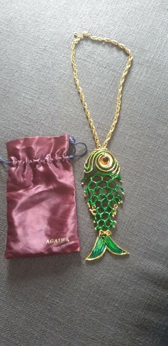 Collier agatha vintage - collier,