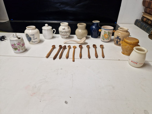 Lots ancien pot motarde - pot,