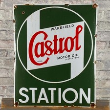 Plaque émaillée CASTROL