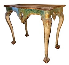 CONSOLE BAROQUE ANCIENNE. BOIS