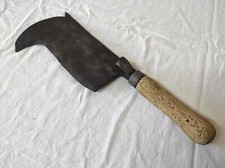 Outil pour le jardin, ancienne Serpe avec manche