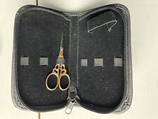 Trousse de couture de voyage avec ciseaux broderie pochette