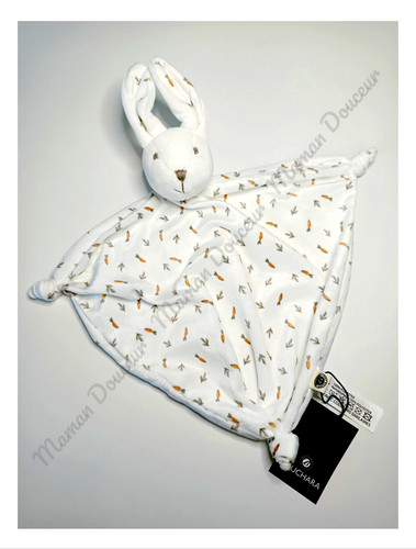 Doudou plat triangle lapin - triangle,