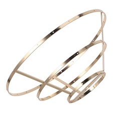  Accessoire pour plafonnier coquillage : structure métallique, abat-jour,