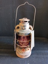 Ancienne  lampe tempête de cheminot SNCF ALG Dans Son Jus