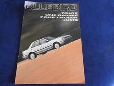 catalogue nissan bluebird 1989