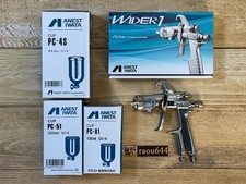 Pistolet pulvérisateur à alimentation par gravité ANEST IWATA WIDE1-18N1G...