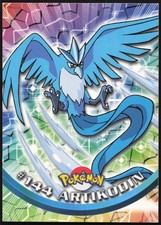 Carte Pokémon Artikodin #144   TOPPS Série 2 Français