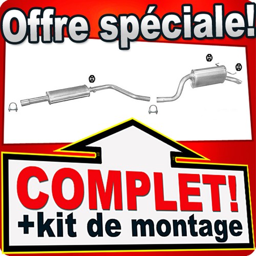 Ligne pot échappement pour - ligne,