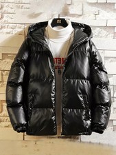 Doudoune Homme Noire Brillante